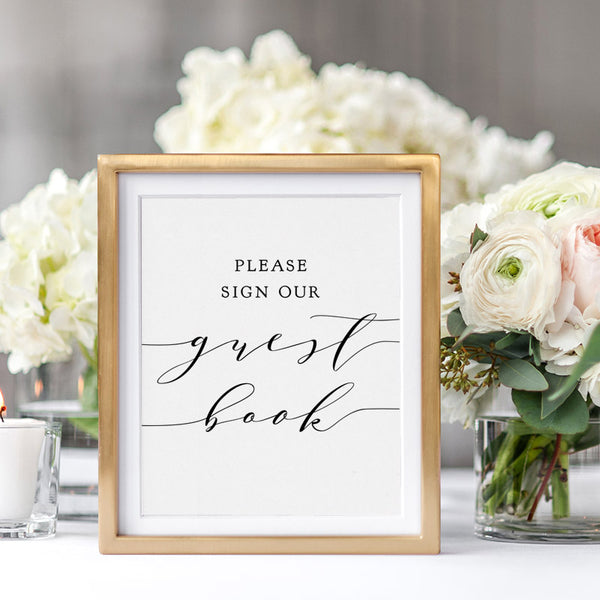 Free wedding sign templates